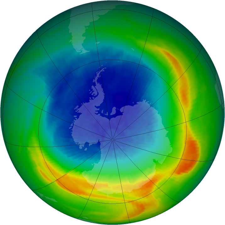 Ozone Map 1988-09-28